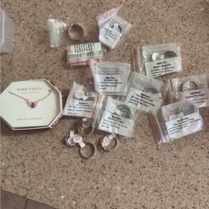 Bomb Party Rose Gold and Silver Ring